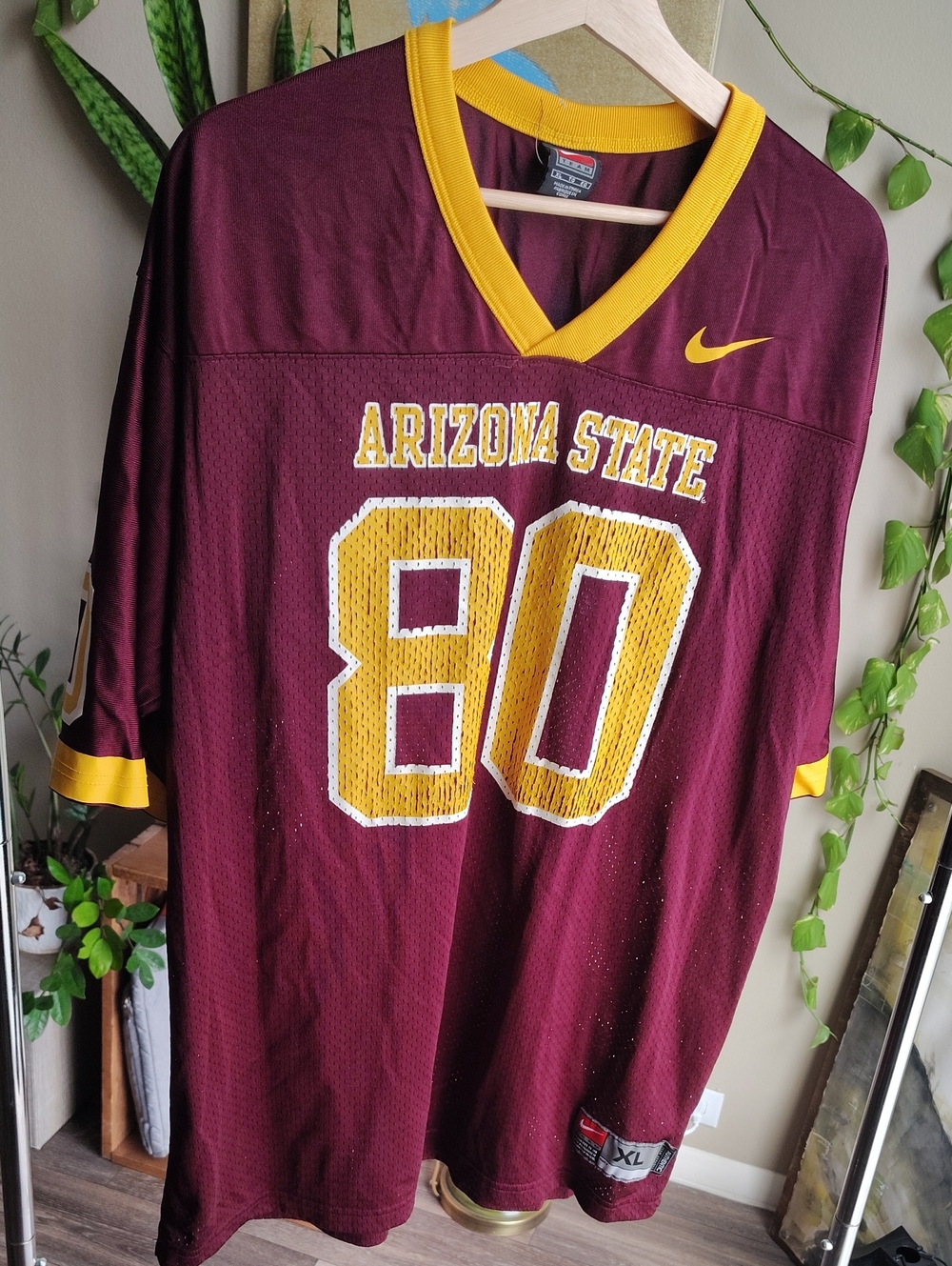 Vintage Nike Arizona State Football College Jersey #80